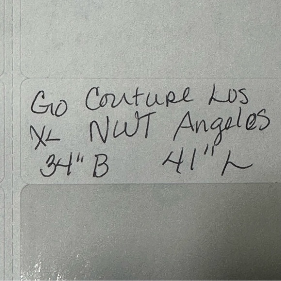 Go Couture Los Angeles mock neck NWT XL - Picture 6 of 6